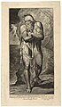 Among the Rocks of Albion - engraving from William Blake