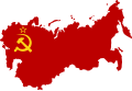 Flag-map of the Soviet Union (1939-1941)