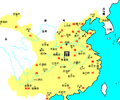 Western Jin Dynasty map