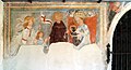 English: Fresco left of the entrance of the vestibule Deutsch: Fresko links von der Pforte in der Vorhalle