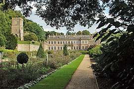 Dyrham Park west front and garden