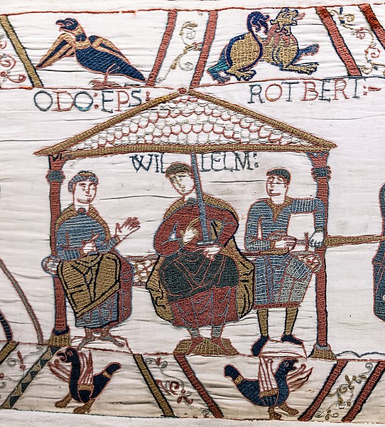 File:Bayeux Tapestry scene44 William Odo Robert.jpg