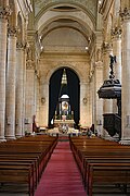 Interior of nave, Basilica of Nôtre Dame