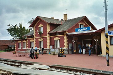 Obrataň station