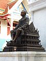 Statue at Wat Ratchabophit Temple, Bangkok