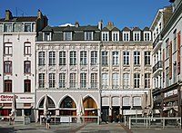 Immeubles, place Rihour à Lille
