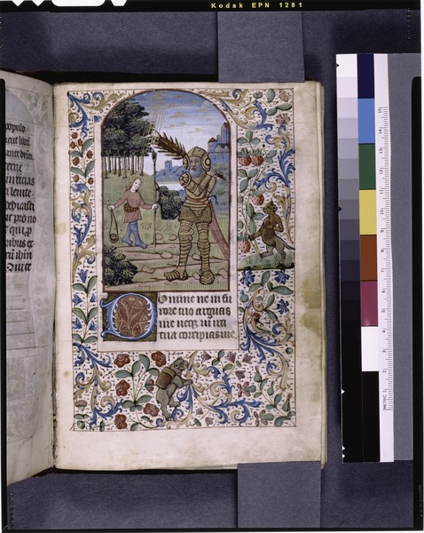 File:Miniature of David and Goliath. Initials, border, placemarkers (NYPL b12455533-426037).tif