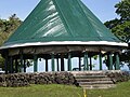 Samoan fale tele (meeting house), Lelepa village, Savai'i