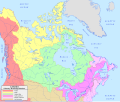 drainage basin map of Canada