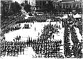 The Soviet Russian 11th Red Army holds military parade in Tbilisi, February 25, 1921