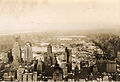 Central Park from Rockefeller Center, 1935.