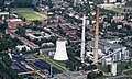 Polski: Elektrociepłownia z lotu ptaka Čeština: Teplárna z ptačí perspektivy English: Power plant – aerial view.