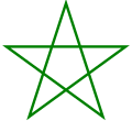 Pentagram green.svg