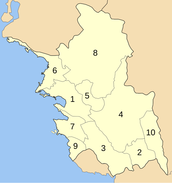 File:Thesprotia municipalities numbered.svg