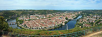 Cahors vue depuis le mont Saint-Cyr