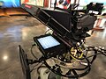 Teleprompter at television studio