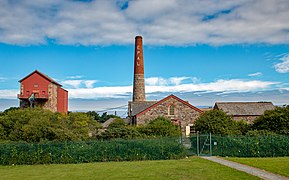 Taylor's Shaft and pump house at East Pool MIne