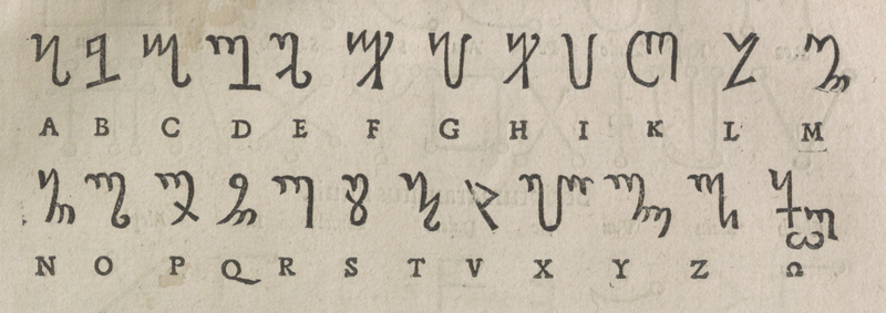 File:Theban alphabet from De Occulta Philosophia 1533.png