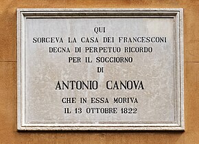   Antonio Canova.