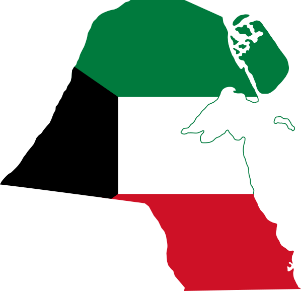 File:Flag-map of Kuwait.svg