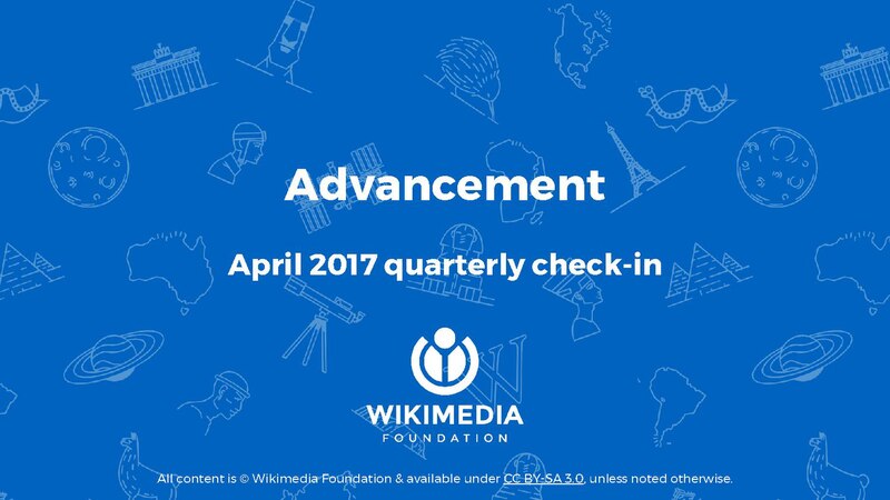 File:Wikimedia Foundation Advancement Q3 (Jan-Mar 2017) - Apr 2017 quarterly check-in.pdf