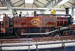 Metropolitan Railway A-Class 4-4-0T No 23 in Covent Garden