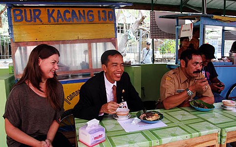 Jokowi and his vice mayor