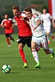 Gábor Makrai (Diósgyőri VTK), rechts) und Philipp Lienhart (Real Madrid, links) Gábor Makrai (Diósgyőri VTK), rechts) und Philipp Lienhart (Real Madrid, links)