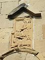 Sculpture au-dessus de la porte d'entrée du Monastère de Djvari
