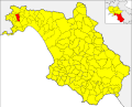 Position of Nocera Inferiore in the map of Italy