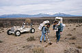 LRV 1G model, James Irwin and David Scott during geology training in New Mexico