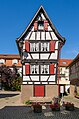 Mosbach - Altstadt - Harrnischgasse 13 (Haus Kickelhain) - Ansicht von SSW (1)