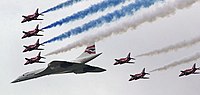 British Airways Concorde with Red Arrows