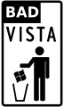 Bad Vista campaign logo