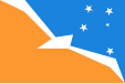 Flag of Tierra del Fuego Province, Argentina