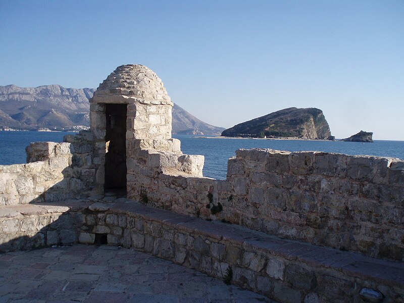 File:Budva,citty wall.jpg