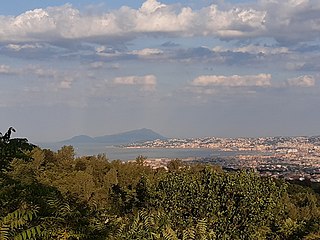 Vista golfo di Napoli con Ischia e Procida