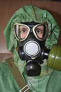Russian military and civilian gas mask ПМК-2 (ГП-7ВМ)