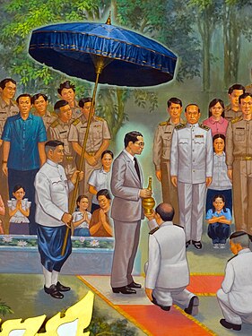 Painting from Royal Crematorium King Rama 9