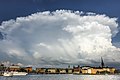 Cumulonimbus capillatus over Stockholm 2018