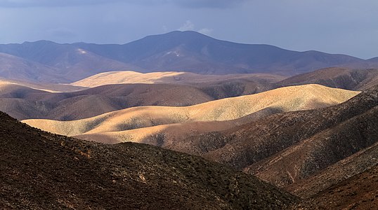 Foothills of the Montaña de la Fuente Fuerteventura