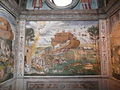 Noah's Ark. A fresco in San Maurizio church in Milan.