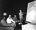 In conference with MacArthur, Leahy, and Nimitz in 1944