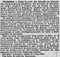 La foudre frappant la chapelle Notre-Dame-de-Kernitron en 1884 (journal La Lanterne du 9 février 1884).