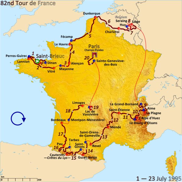 File:Route of the 1995 Tour de France.png