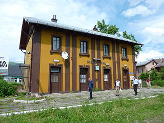 Mszana Dolna railway station