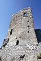 The tower of the medieval castle