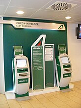 Aeroporto di Firenze - Alitalia ticket machines