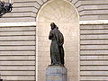 San Pedro Statue at Catedral de la Almudena in Madrid, Spain