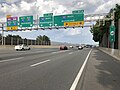 File:2019-05-29 17 54 50 View south along the outer loop of the Capital Beltway (Interstate 495) at Exit 57A (Interstate 95 South, Richmond) along the edge of North Springfield and Springfield in Fairfax County, Virginia.jpg